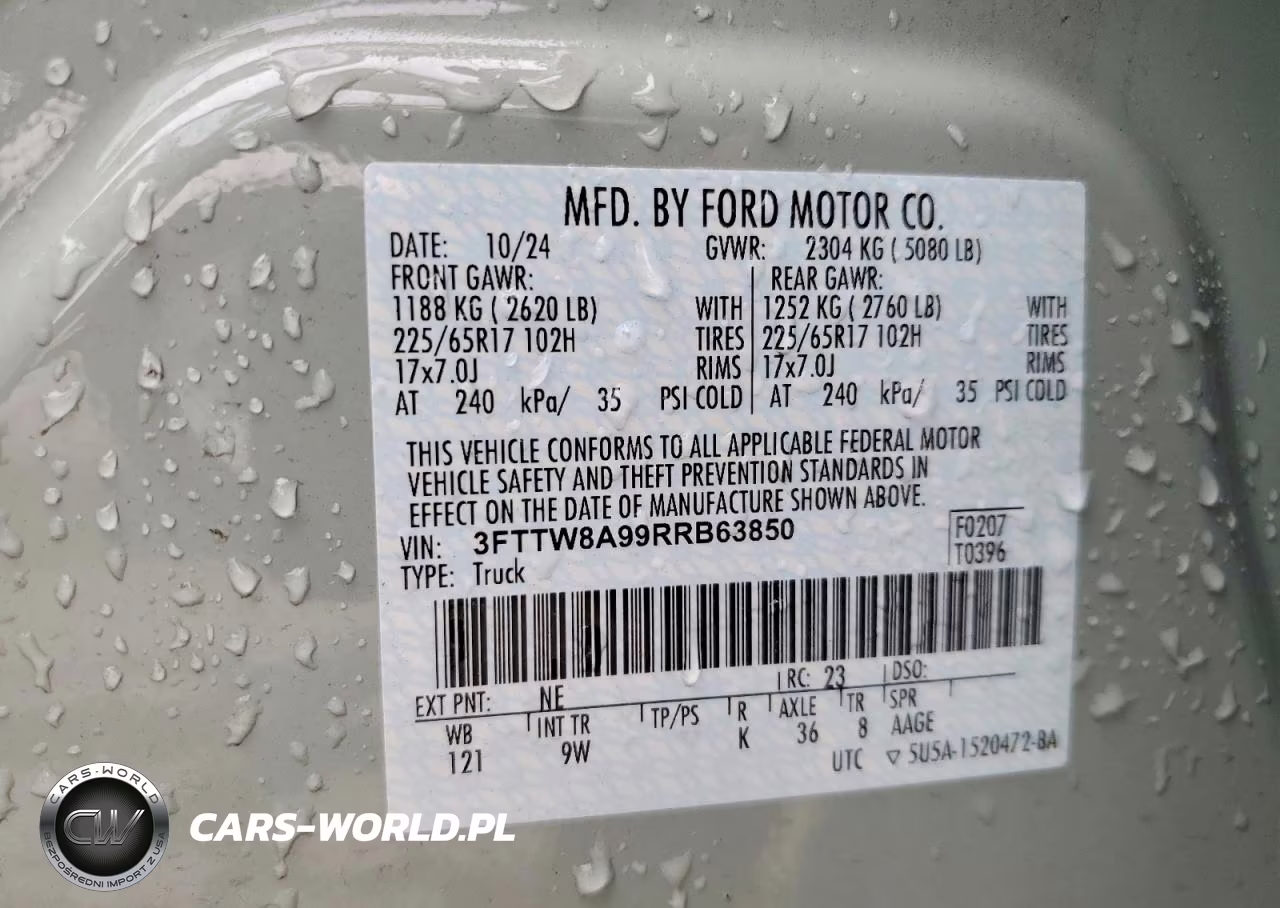 2024 Ford Maverick Xl VIN:3FTTW8A99RRB63850 - 12