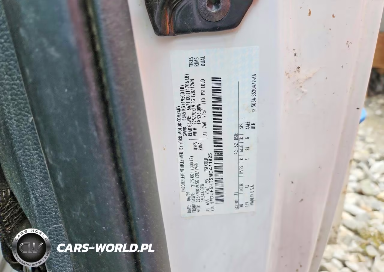 2021 Ford F550 Super Duty Cable Placer Bucket Truck VIN:1FDUF5HT5MDA11825 - 13