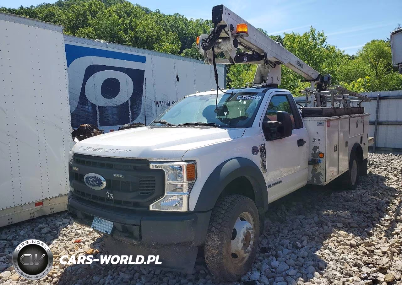 2021 Ford F550 Super Duty Cable Placer Bucket Truck VIN:1FDUF5HT5MDA11825 - 2