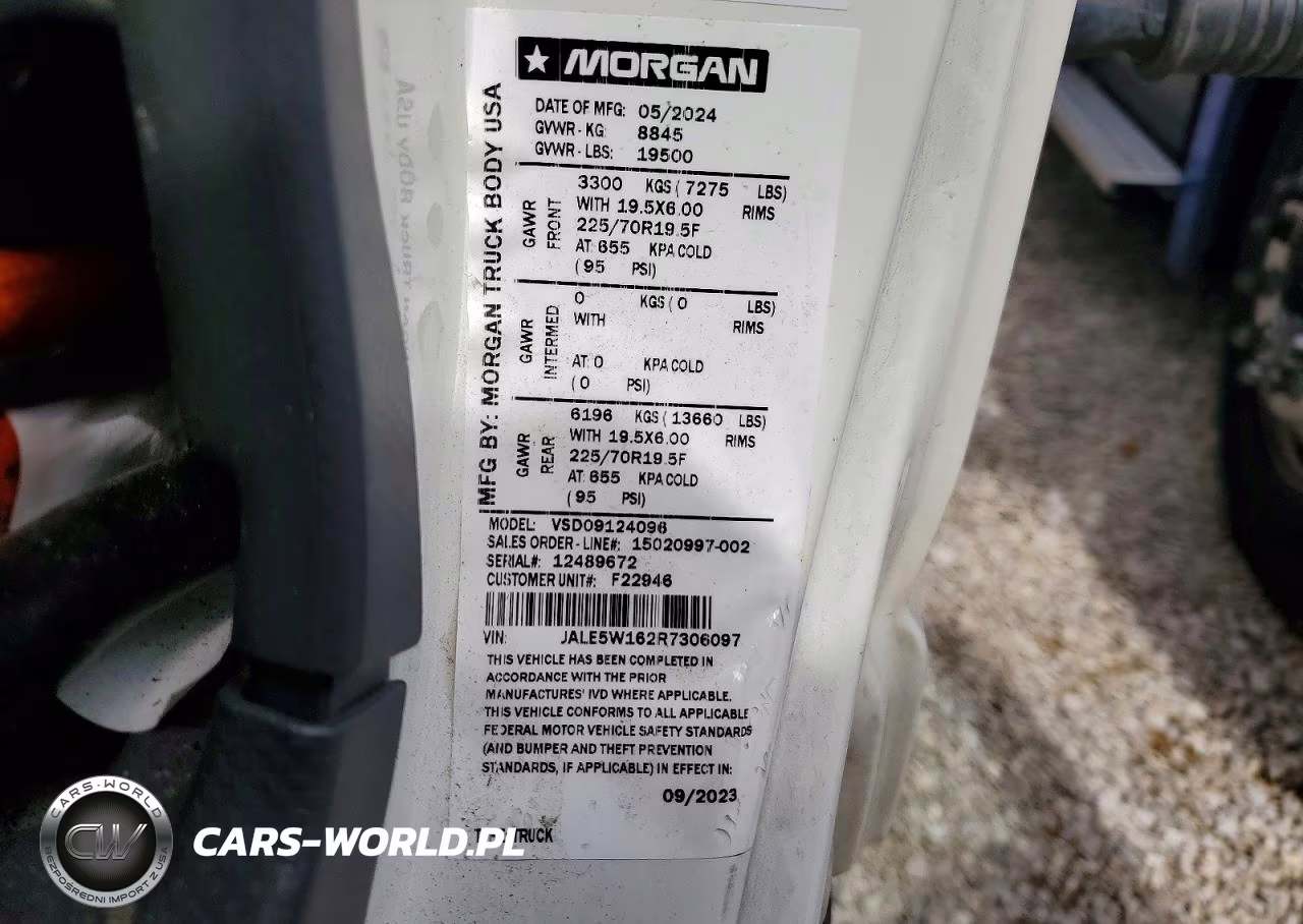 2024 Isuzu Nrr VIN:JALE5W162R7306097 - 13