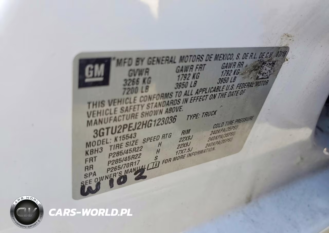 2017 GMC Sierra K1500 Denali VIN:3GTU2PEJ2HG123036 - 13