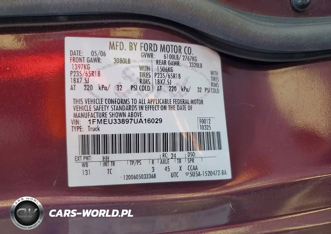 2007 Ford Explorer Sport Trac Limited VIN:1FMEU33897UA16029 - 12