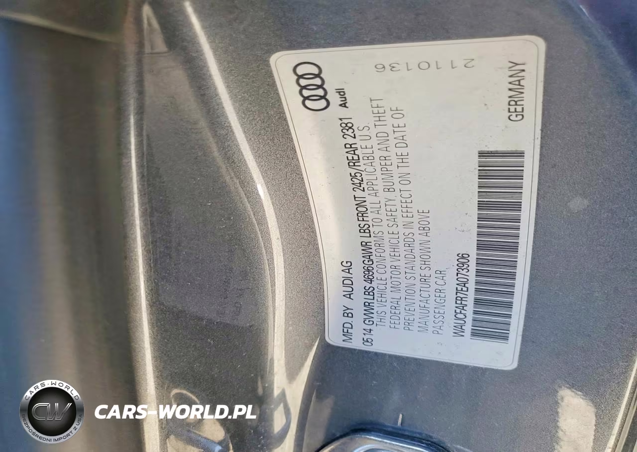 2014 Audi A5 Premium VIN:WAUCFAFR7EA073906 - 12