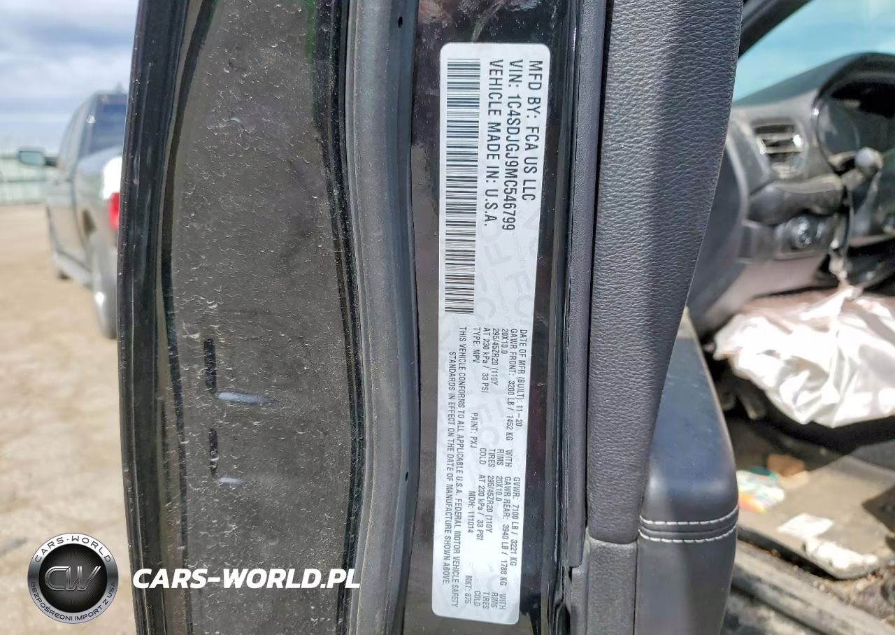 2021 Dodge Durango Srt 392 VIN:1C4SDJGJ9MC546799 - 13