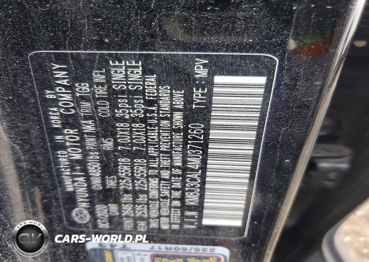 2021 Hyundai Tucson Sel VIN:KM8J3CAL4MU371260 - 12