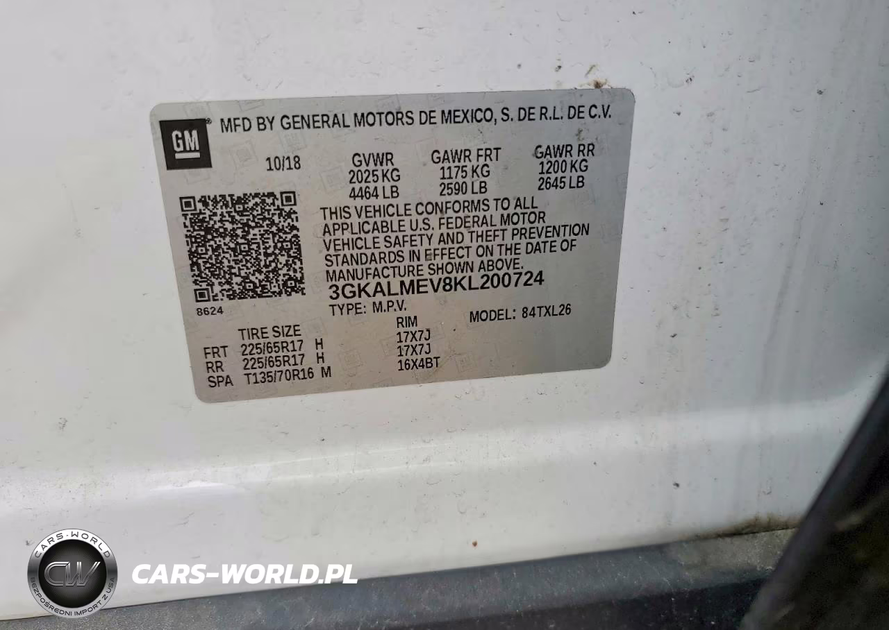 2019 GMC Terrain Sle VIN:3GKALMEV8KL200724 - 12