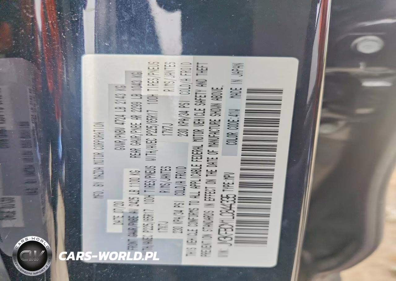 2020 Mazda Cx-5 Touring VIN:JM3KFBCM1L0844335 - 14