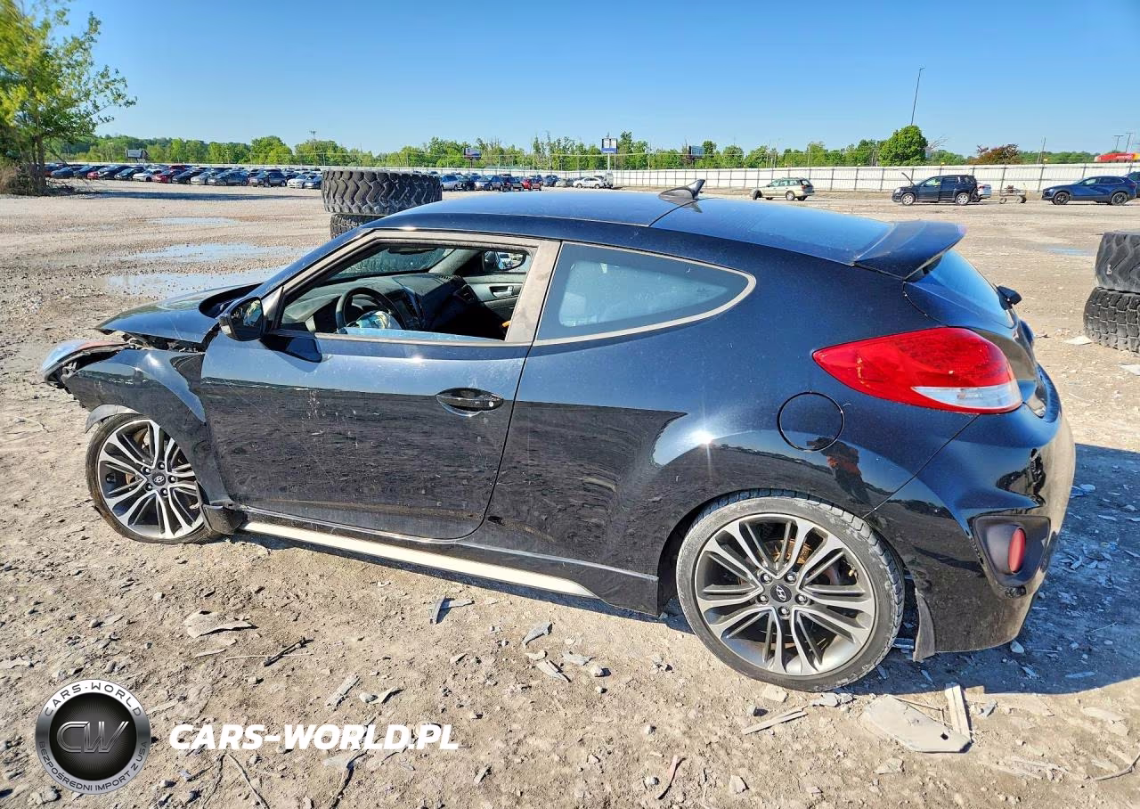 2016 Hyundai Veloster Turbo VIN:KMHTC6AE3GU278584 - 2