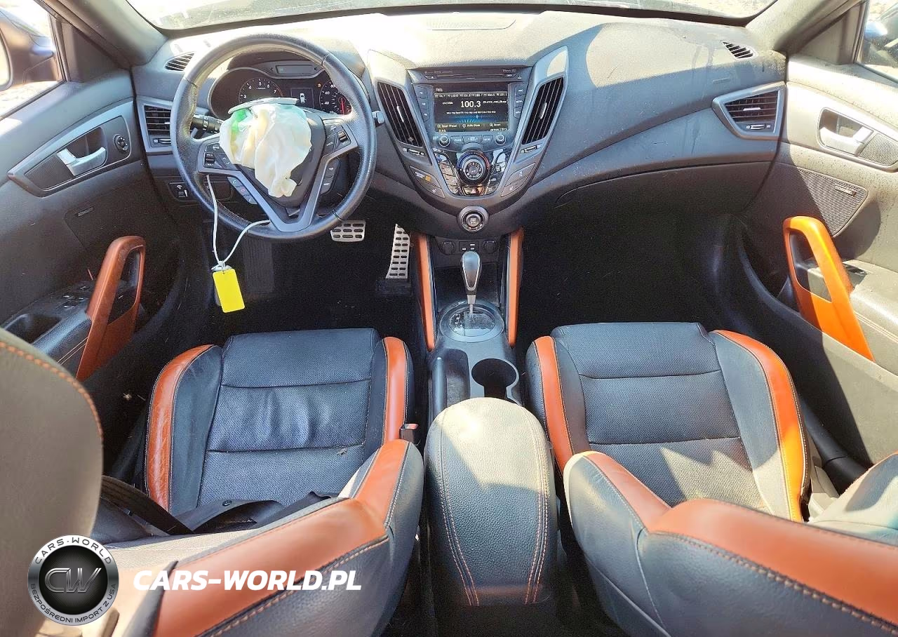 2016 Hyundai Veloster Turbo VIN:KMHTC6AE3GU278584 - 8