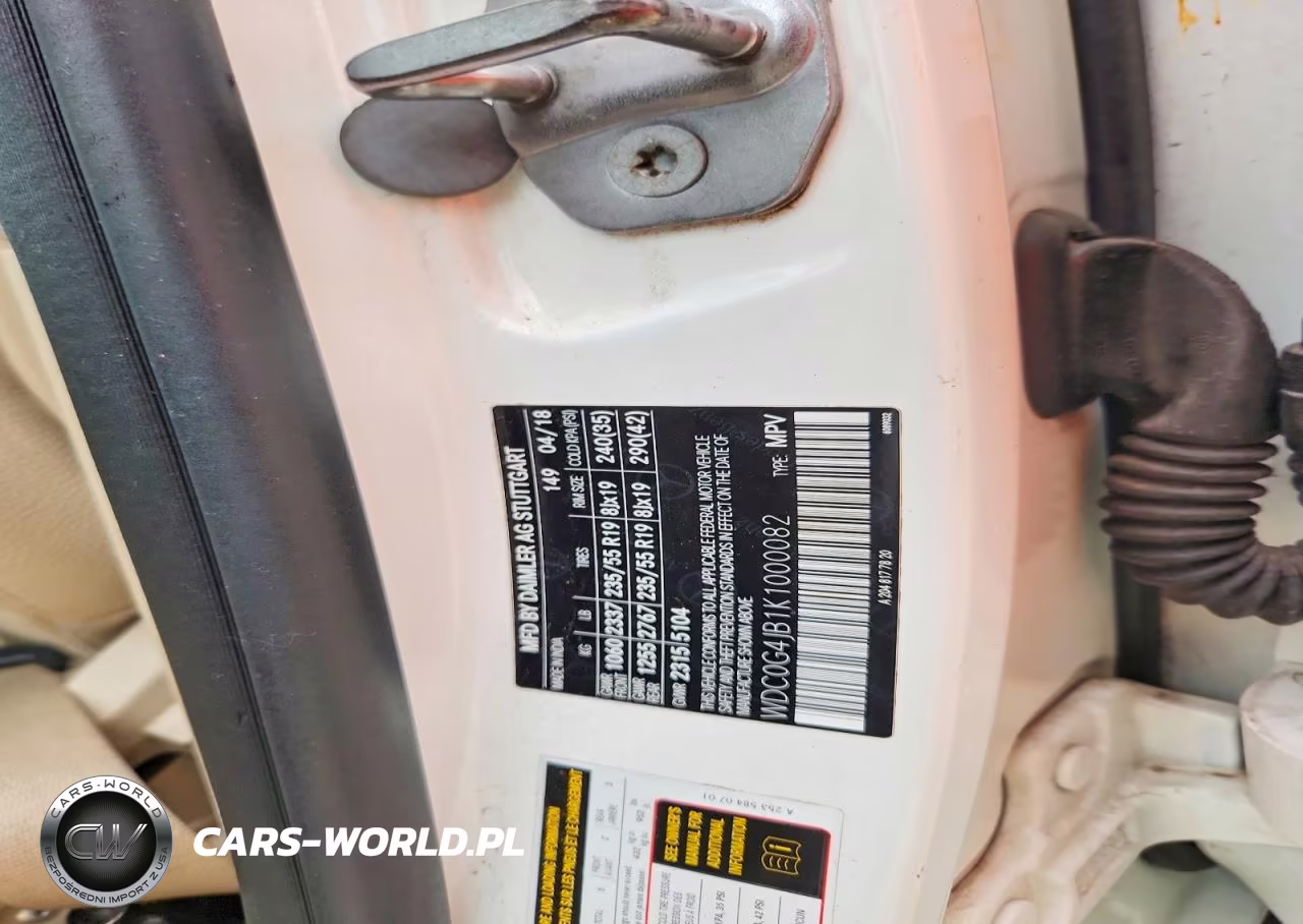 2019 Mercedes-Benz Glc 300 VIN:WDC0G4JB1K1000082 - 14