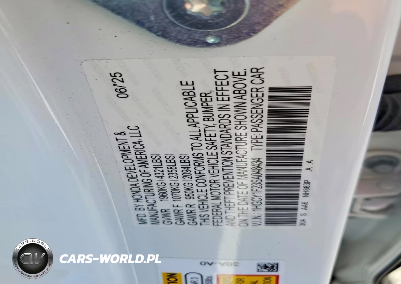 2025 Honda Accord Lx VIN:1HGCY1F23SA048434 - 13