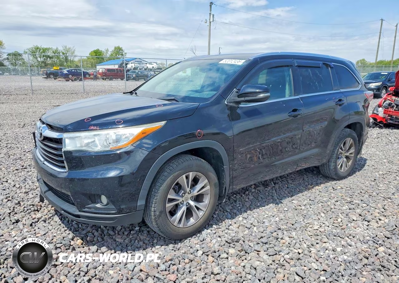 2015 Toyota Highlander Xle – zdjęcie 1 z 14