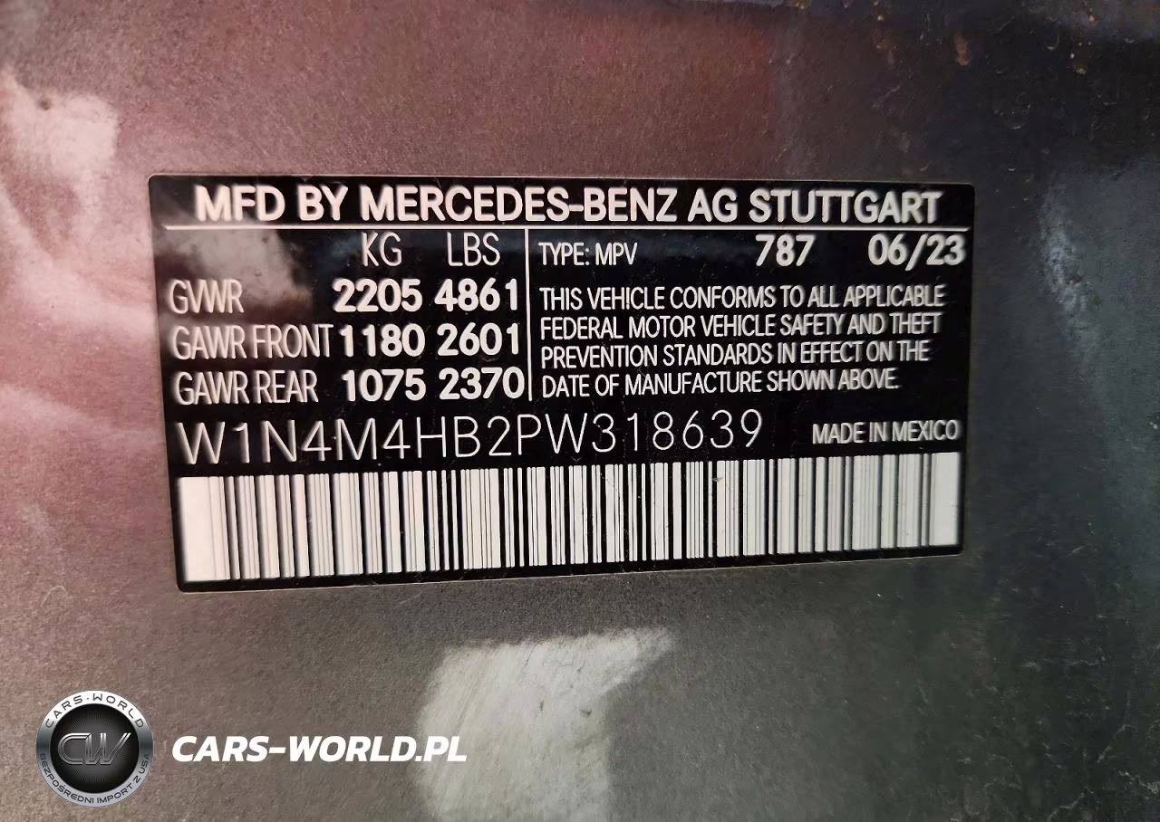 2023 Mercedes-Benz Glb 250 4Matic VIN:W1N4M4HB2PW318639 - 13