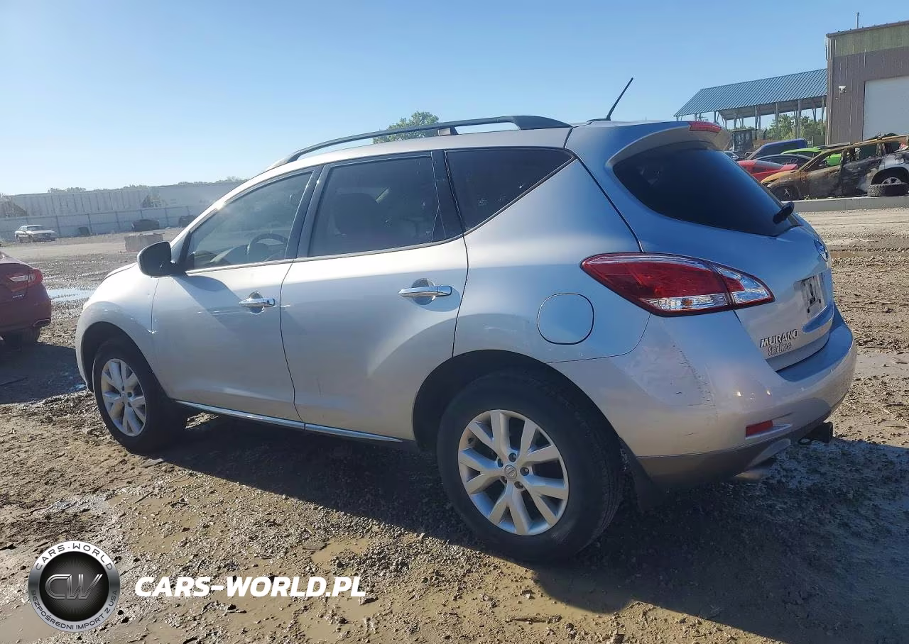 2014 Nissan Murano Sl VIN:JN8AZ1MW8EW525962 - 2