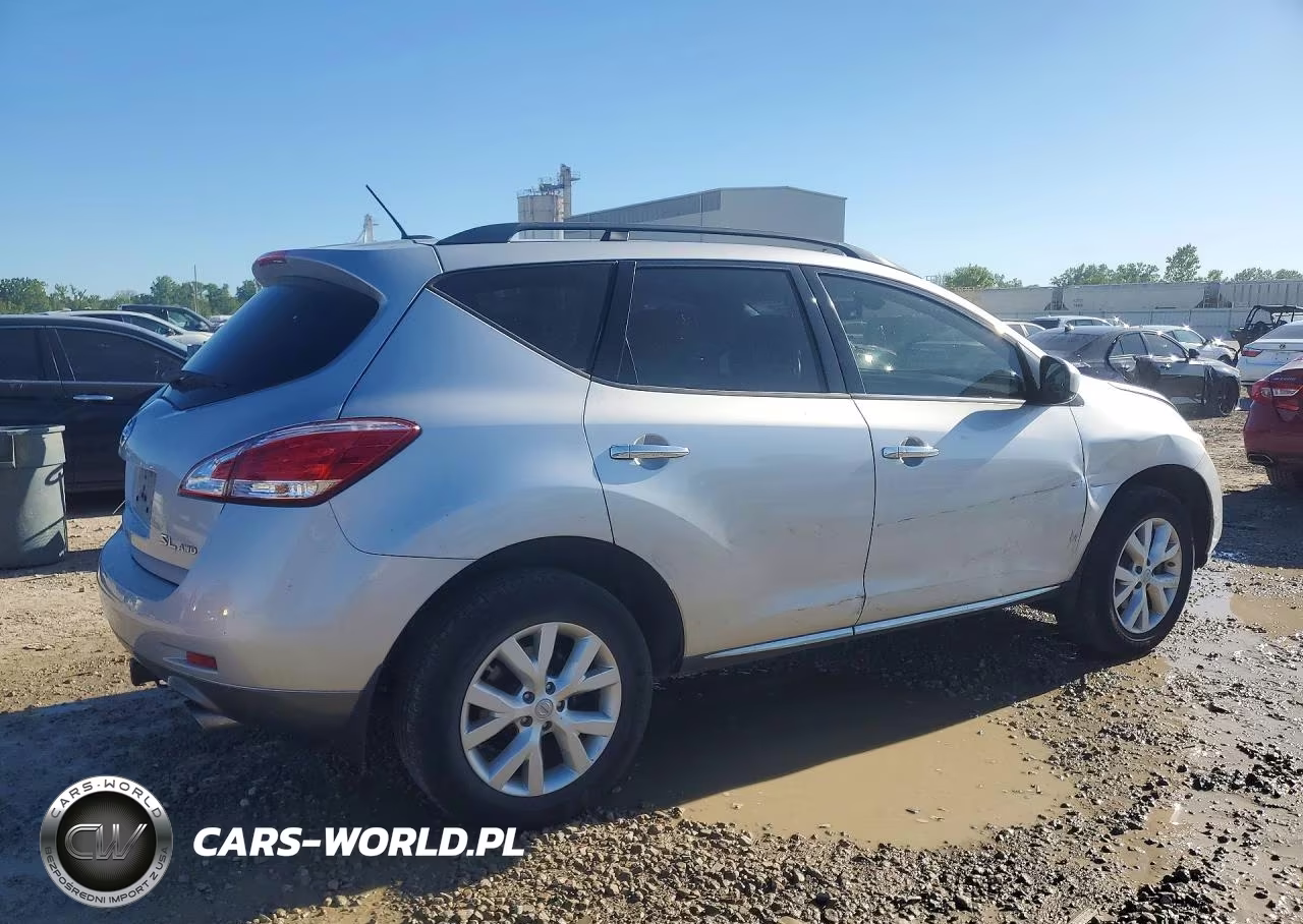 2014 Nissan Murano Sl VIN:JN8AZ1MW8EW525962 - 3