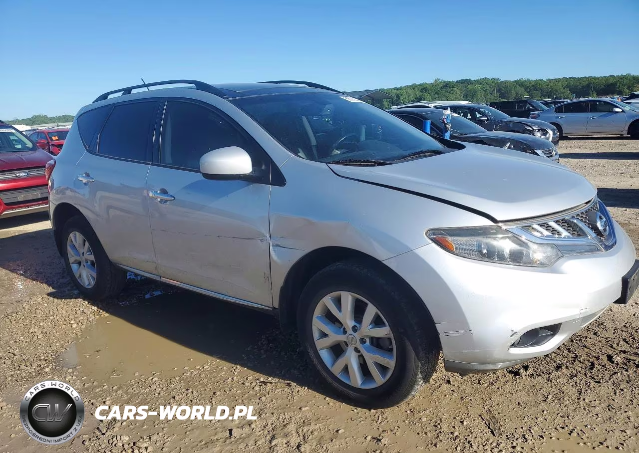 2014 Nissan Murano Sl VIN:JN8AZ1MW8EW525962 - 4