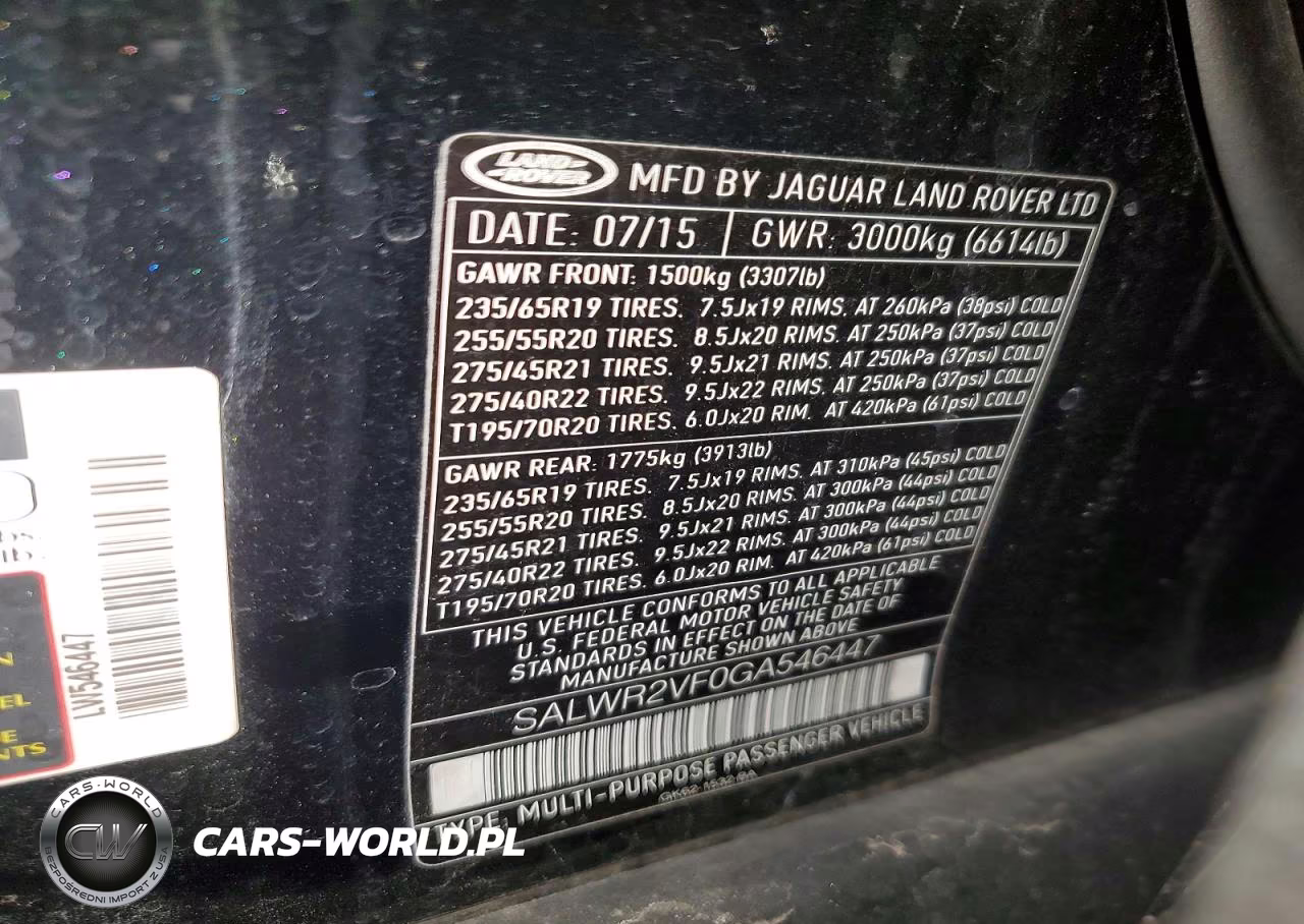 2016 Land Rover Range Rover Sport Hse VIN:SALWR2VF0GA546447 - 13