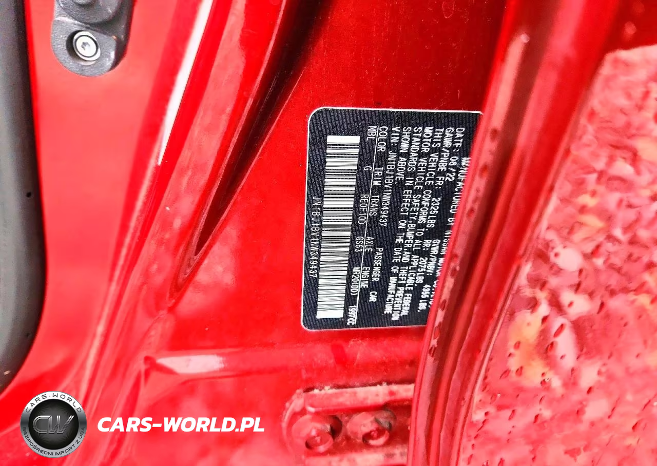 2022 Nissan Rogue Sport Sv VIN:JN1BJ1BV1NW349437 - 12