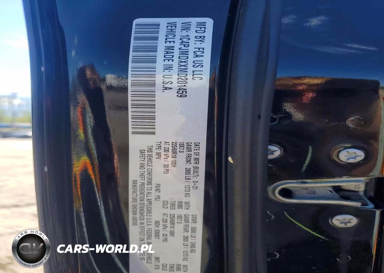 2021 Jeep Cherokee Limited VIN:1C4PJMDXXMD201459 - 13
