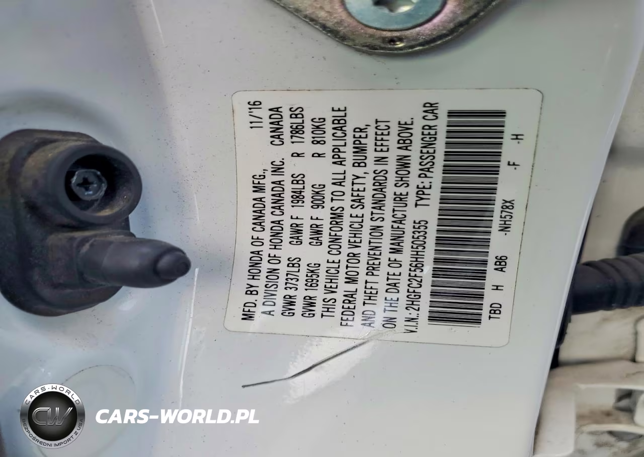 2017 Honda Civic Lx VIN:2HGFC2F56HH505355 - 12