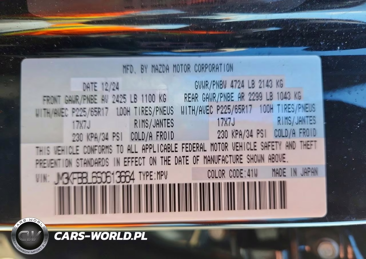 2025 Mazda Cx-5 Select VIN:JM3KFBBL6S0613664 - 13