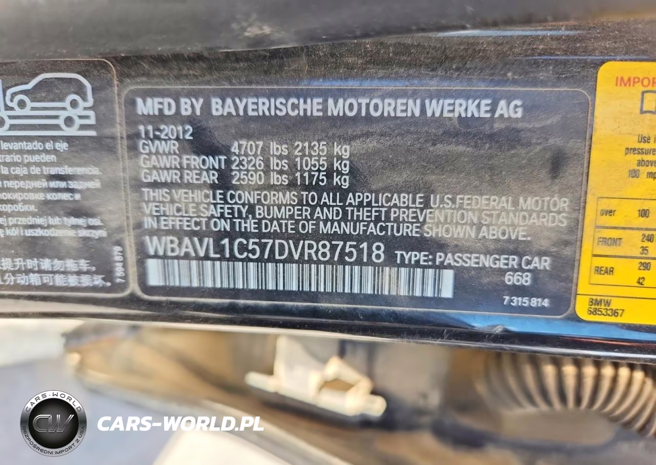 2013 BMW X1 xDrive28I VIN:WBAVL1C57DVR87518 - 13