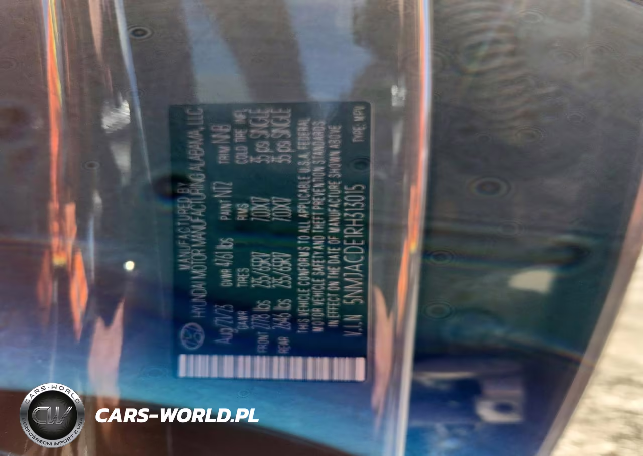 2024 Hyundai Tucson Se VIN:5NMJACDE1RH313015 - 13