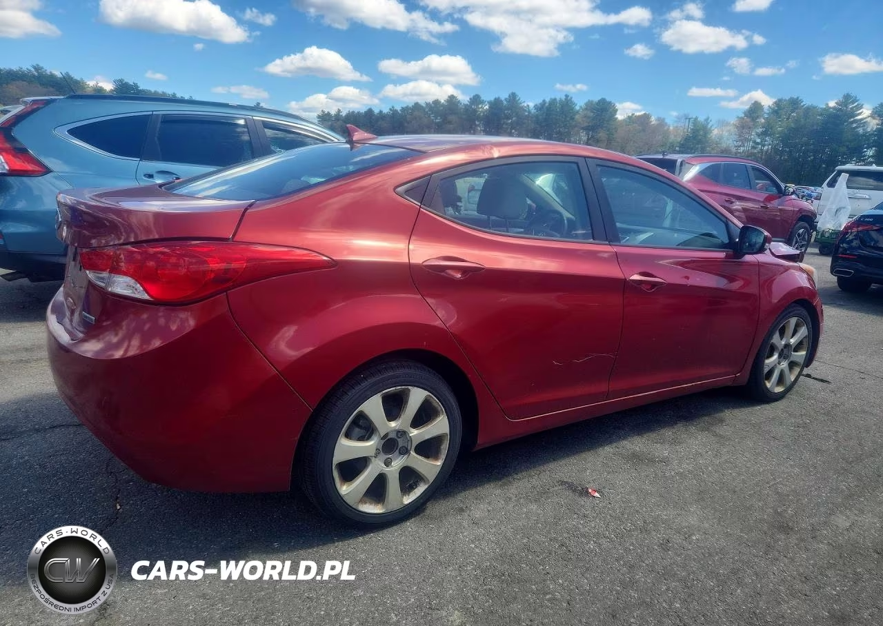 2012 Hyundai Elantra Limited VIN:KMHDH4AE2CU186192 - 3