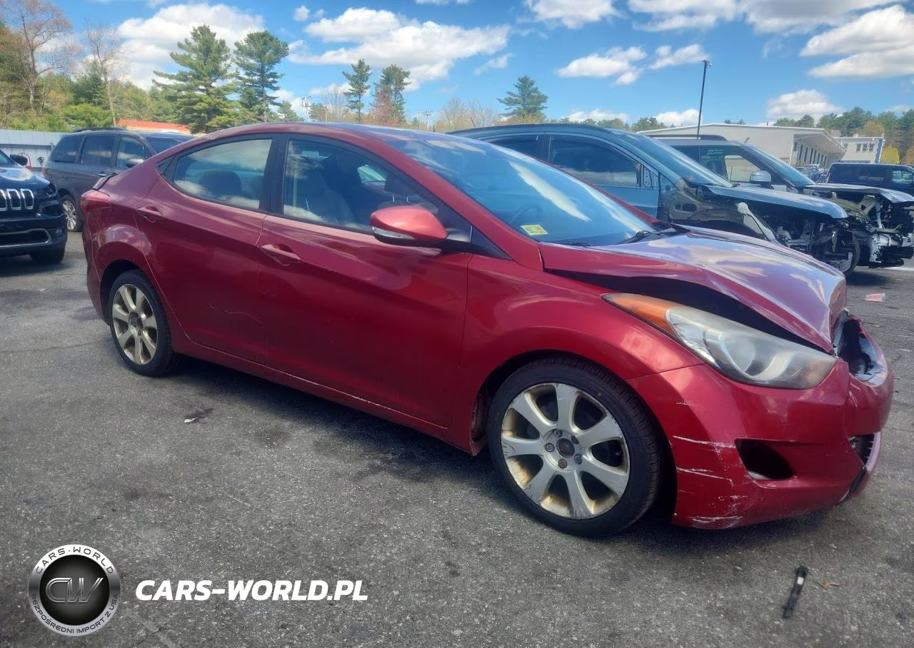 2012 Hyundai Elantra Limited VIN:KMHDH4AE2CU186192 - 4