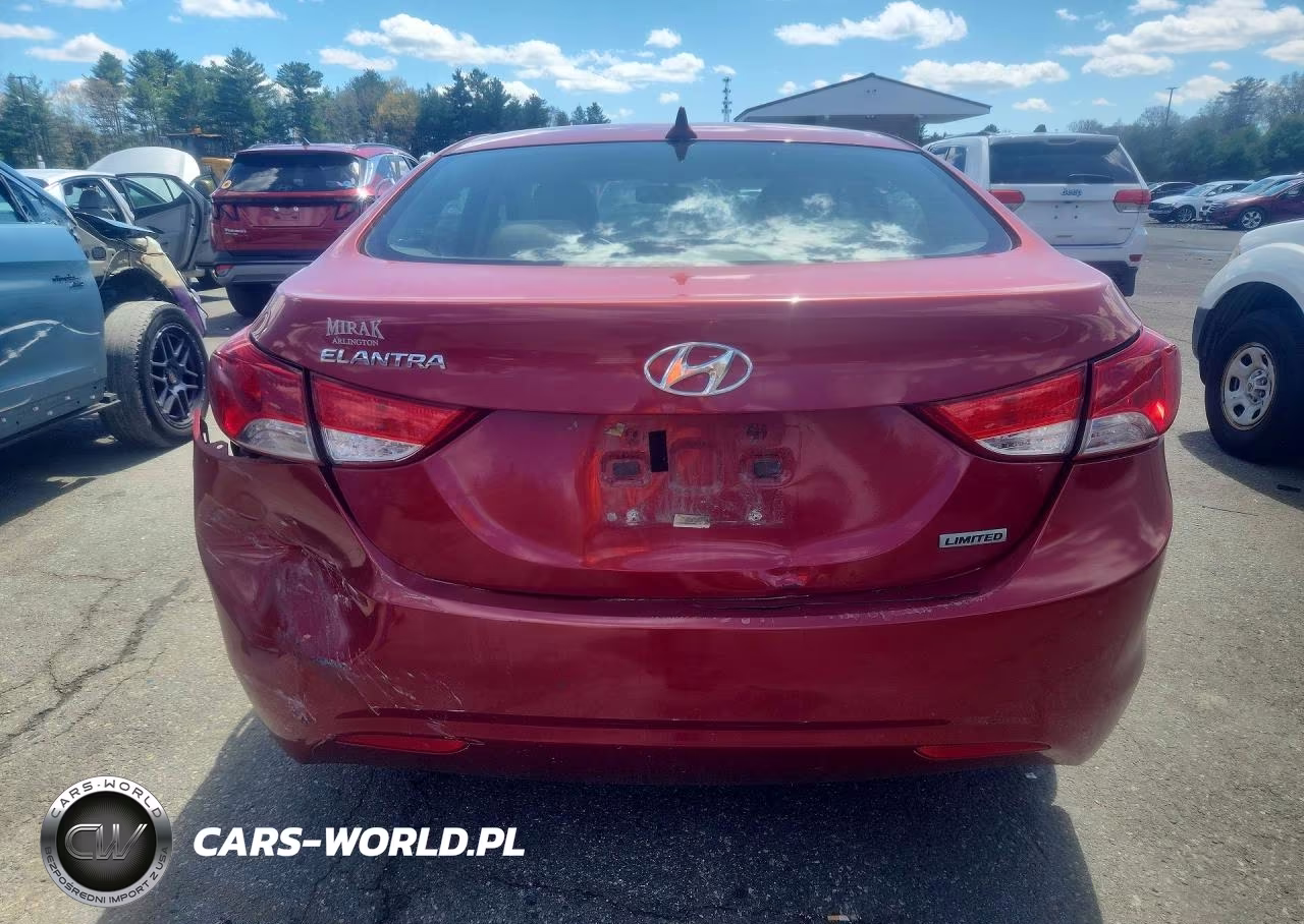 2012 Hyundai Elantra Limited VIN:KMHDH4AE2CU186192 - 6