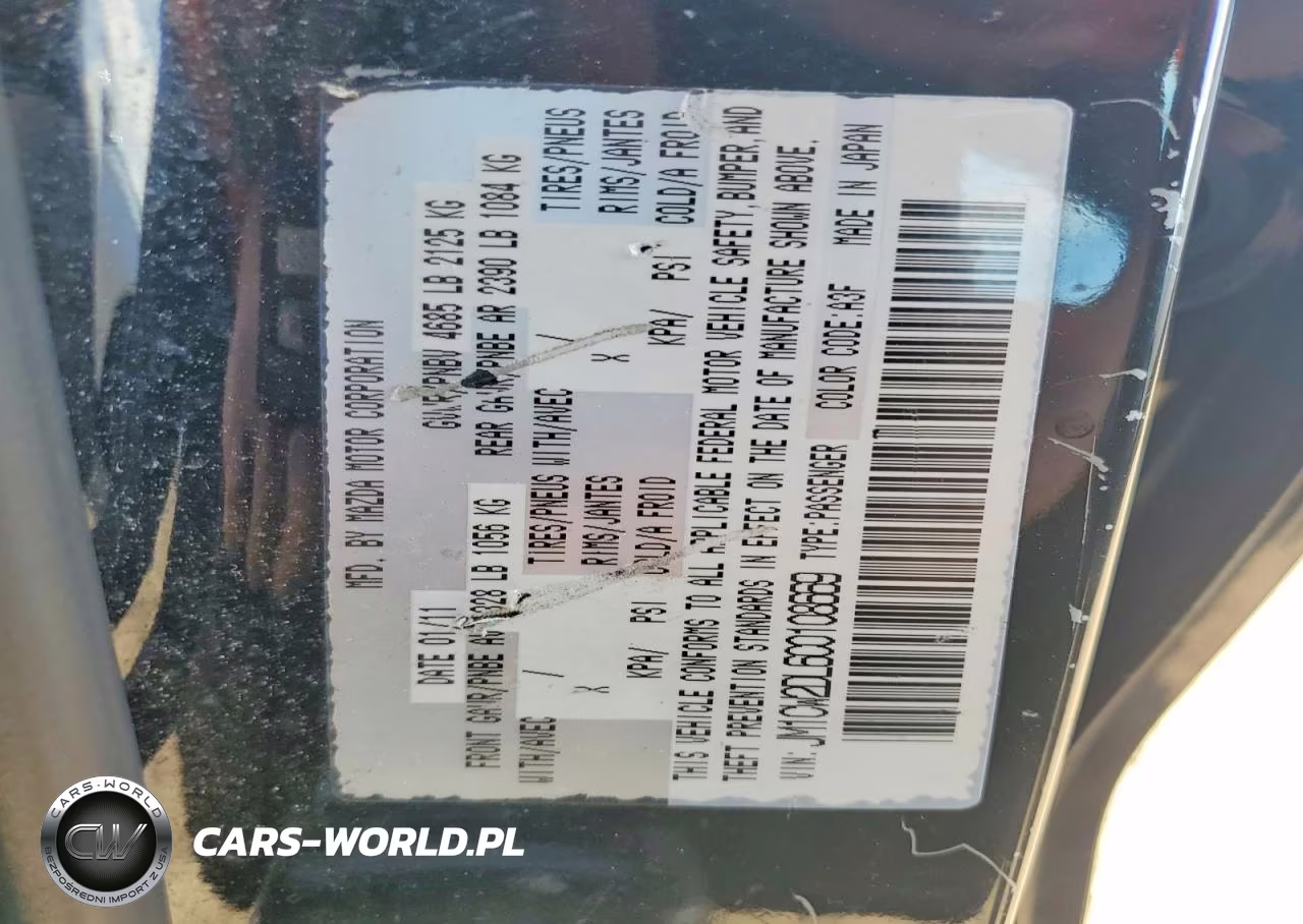 2012 Mazda 5 VIN:JM1CW2DL6C0108669 - 12