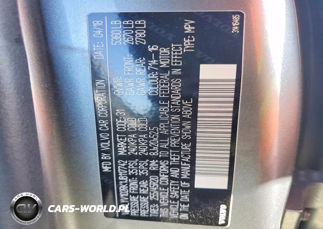 2018 Volvo Xc60 T5 VIN:LYV102RK1JB117742 - 13