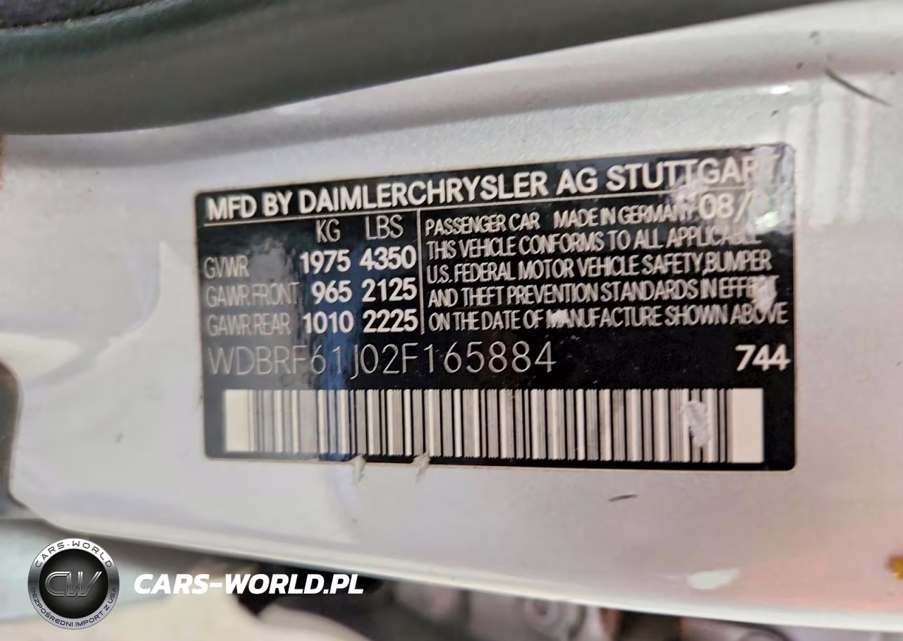 2002 Mercedes-Benz C 240 VIN:WDBRF61J02F165884 - 12