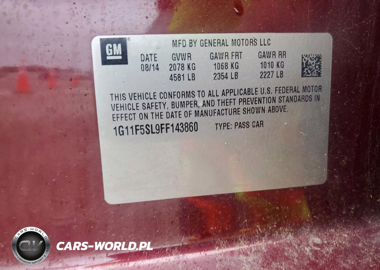 2015 Chevrolet Malibu Ltz VIN:1G11F5SL9FF143860 - 12