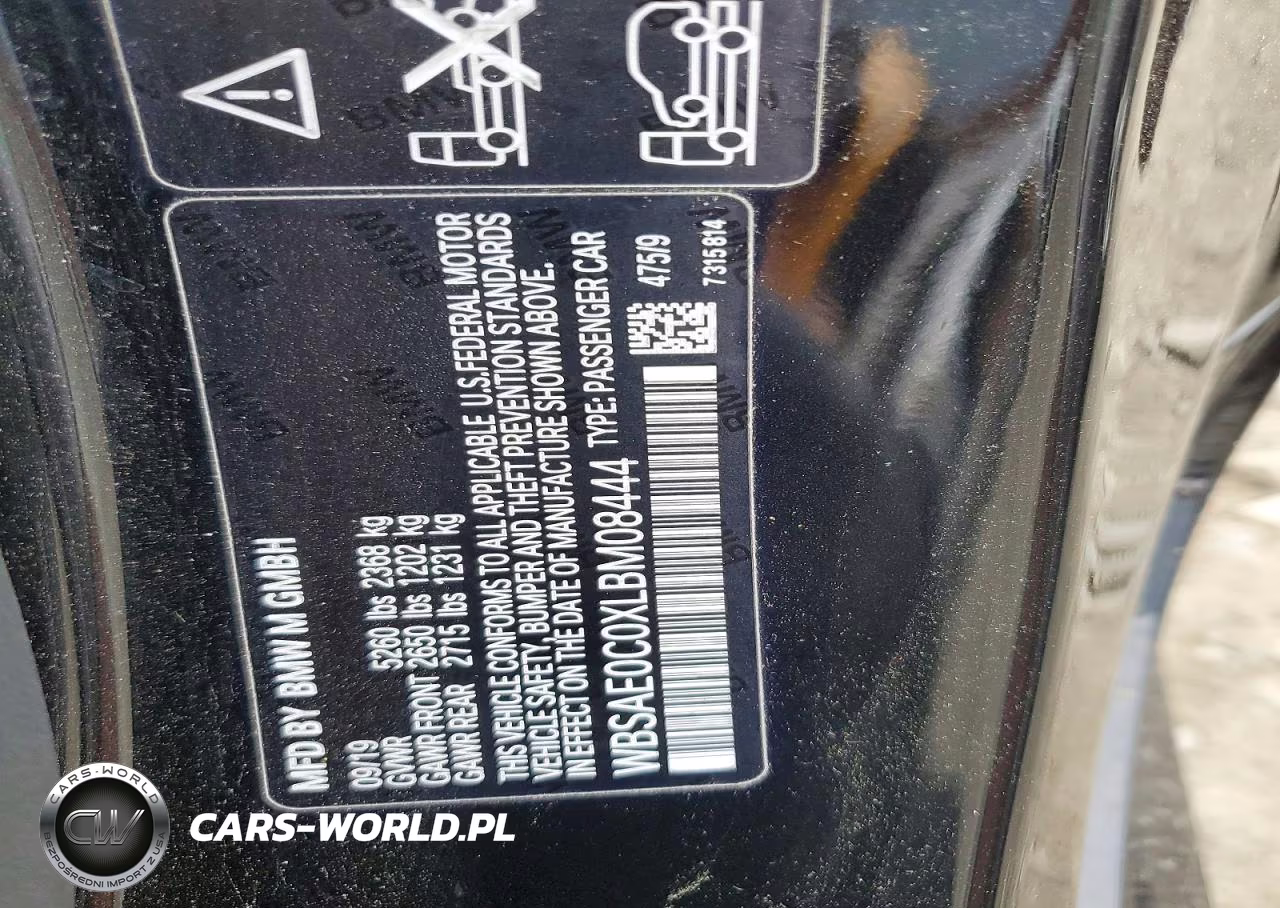 2020 BMW M8 VIN:WBSAE0C0XLBM08444 - 12