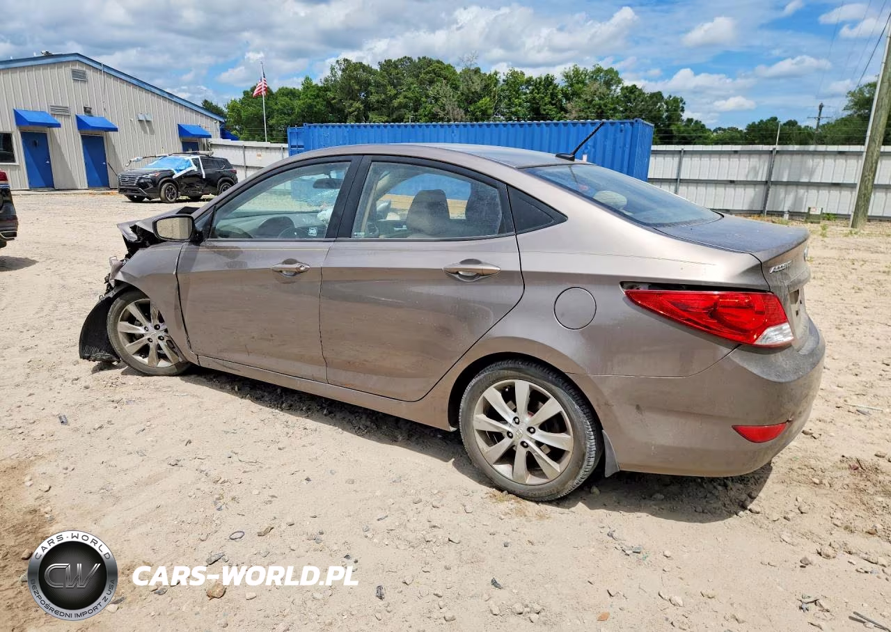 2013 Hyundai Accent Gls VIN:KMHCU4AE4DU277652 - 2