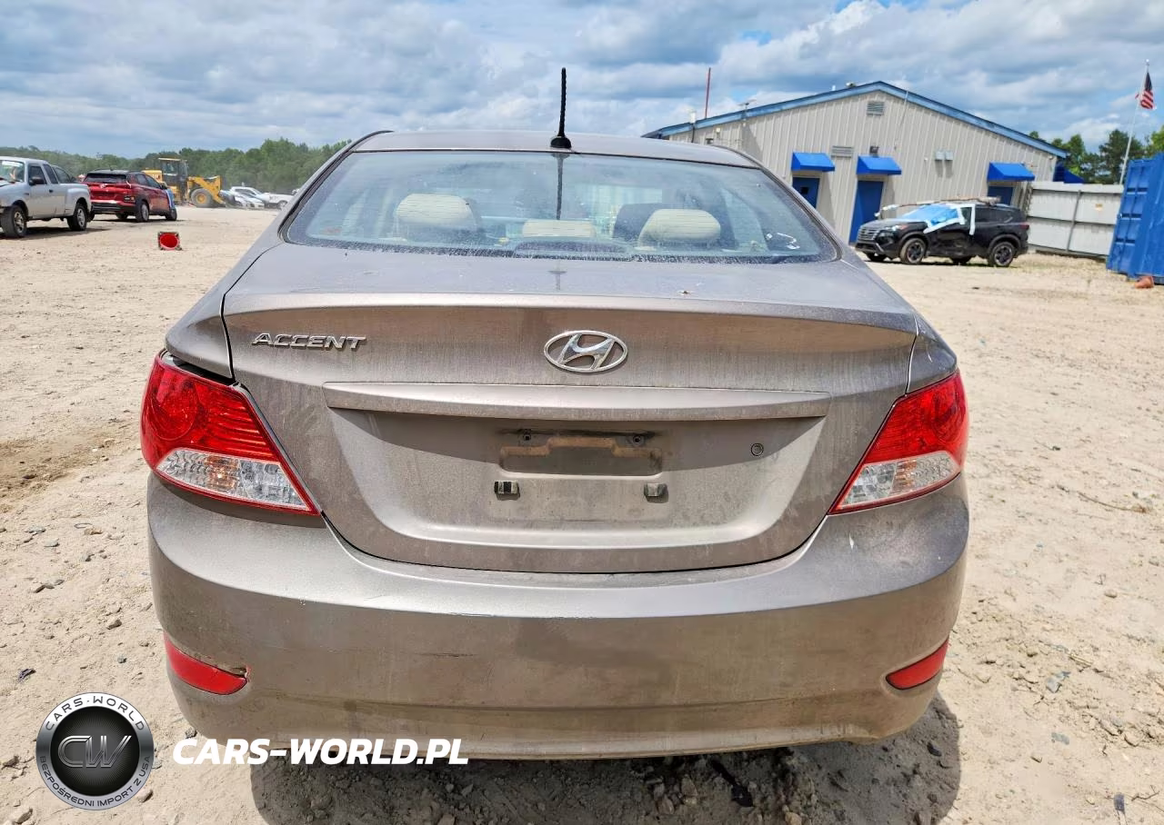 2013 Hyundai Accent Gls VIN:KMHCU4AE4DU277652 - 6