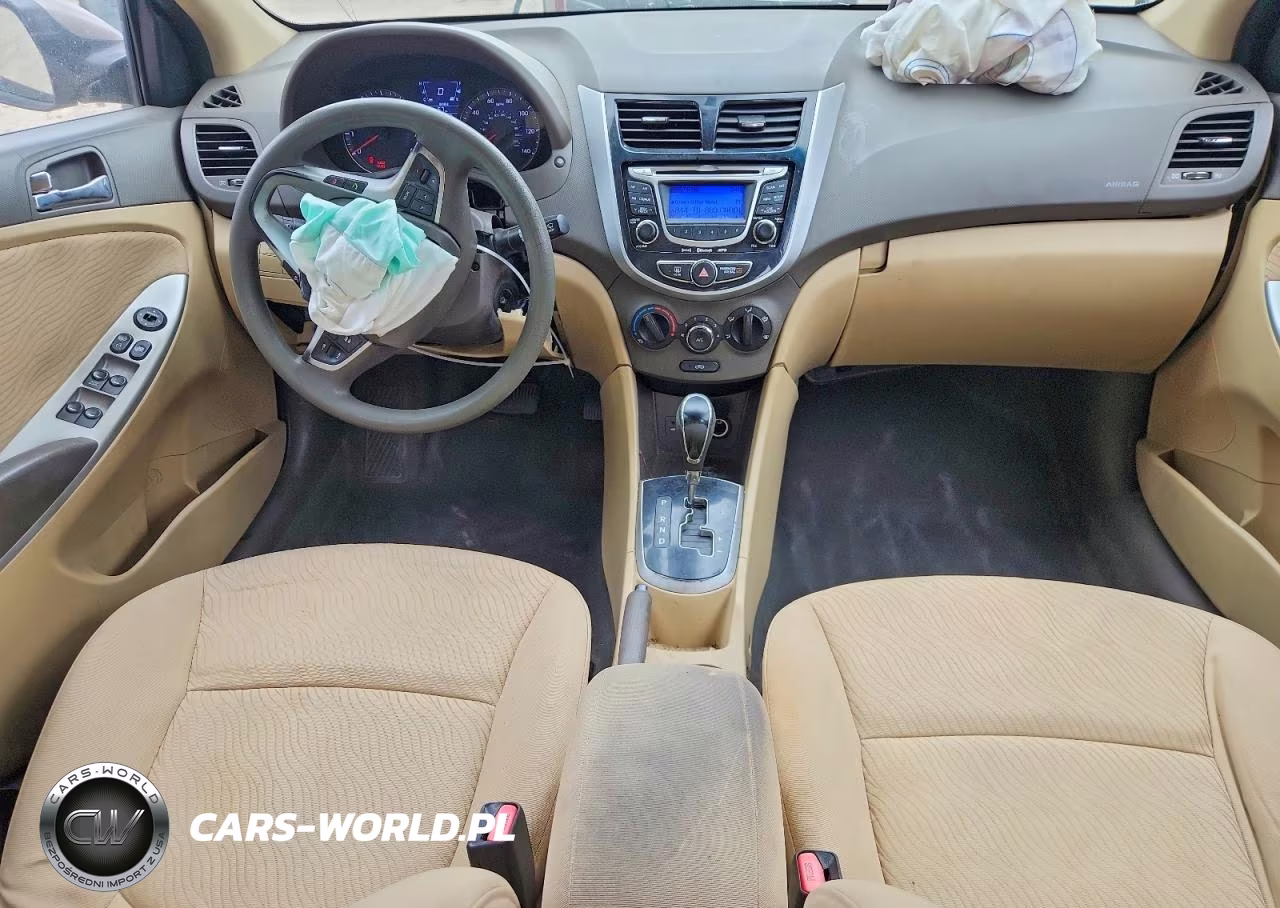 2013 Hyundai Accent Gls VIN:KMHCU4AE4DU277652 - 8