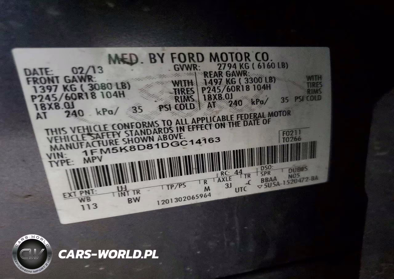 2013 Ford Explorer Xlt VIN:1FM5K8D81DGC14163 - 13