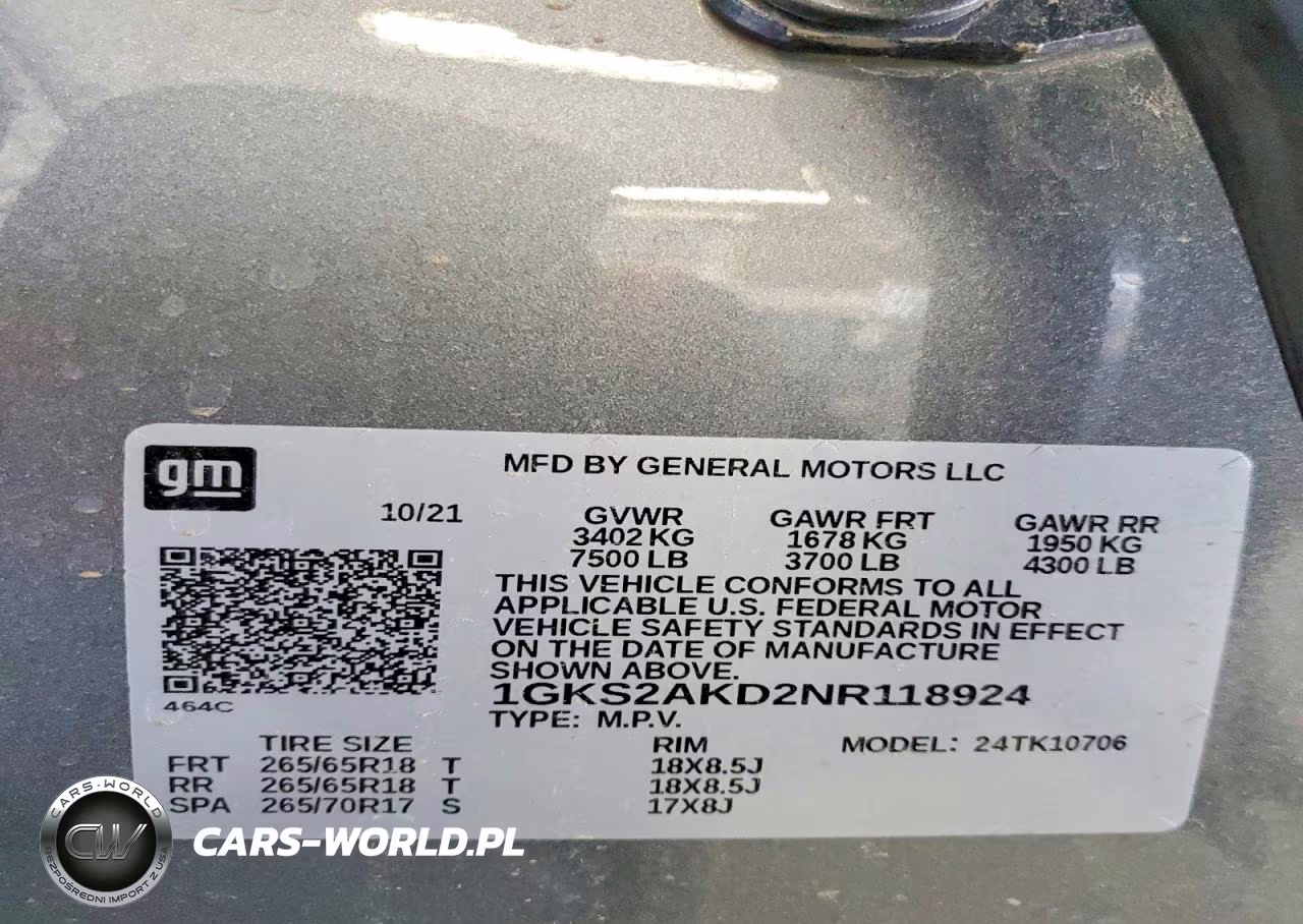 2022 GMC Yukon Sle VIN:1GKS2AKD2NR118924 - 14