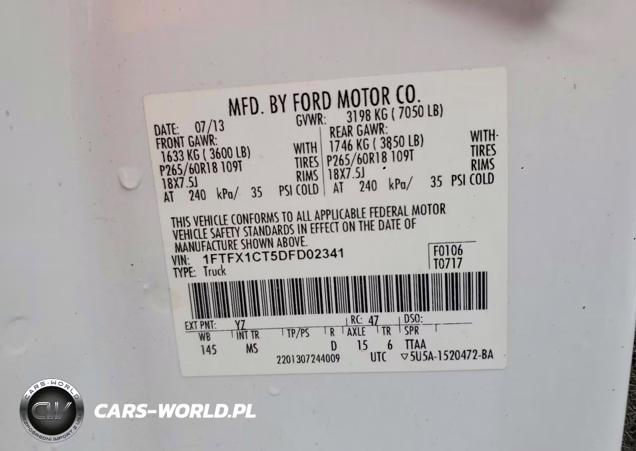 2013 Ford F150 Super Cab VIN:1FTFX1CT5DFD02341 - 12