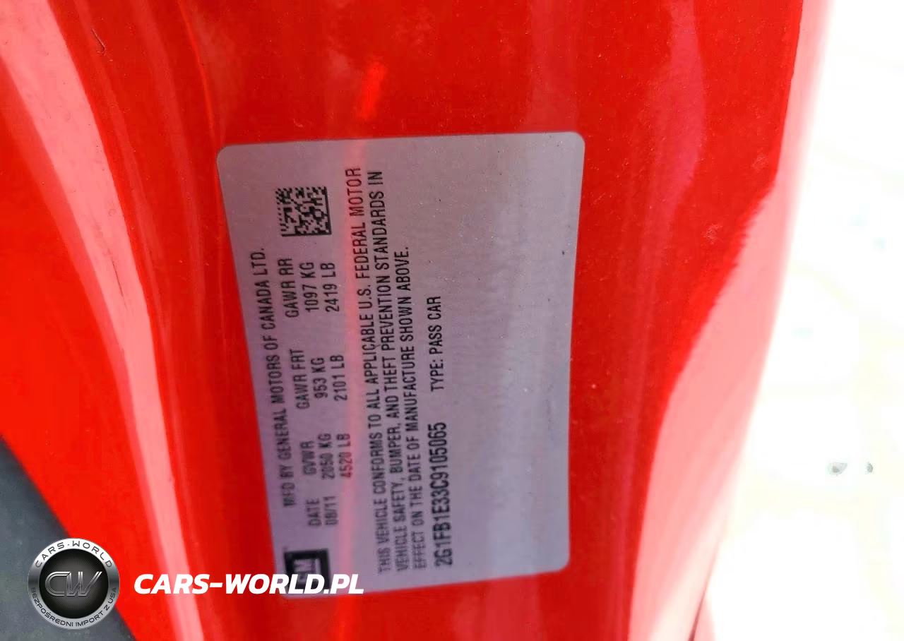 2012 Chevrolet Camaro Lt VIN:2G1FB1E33C9105065 - 12