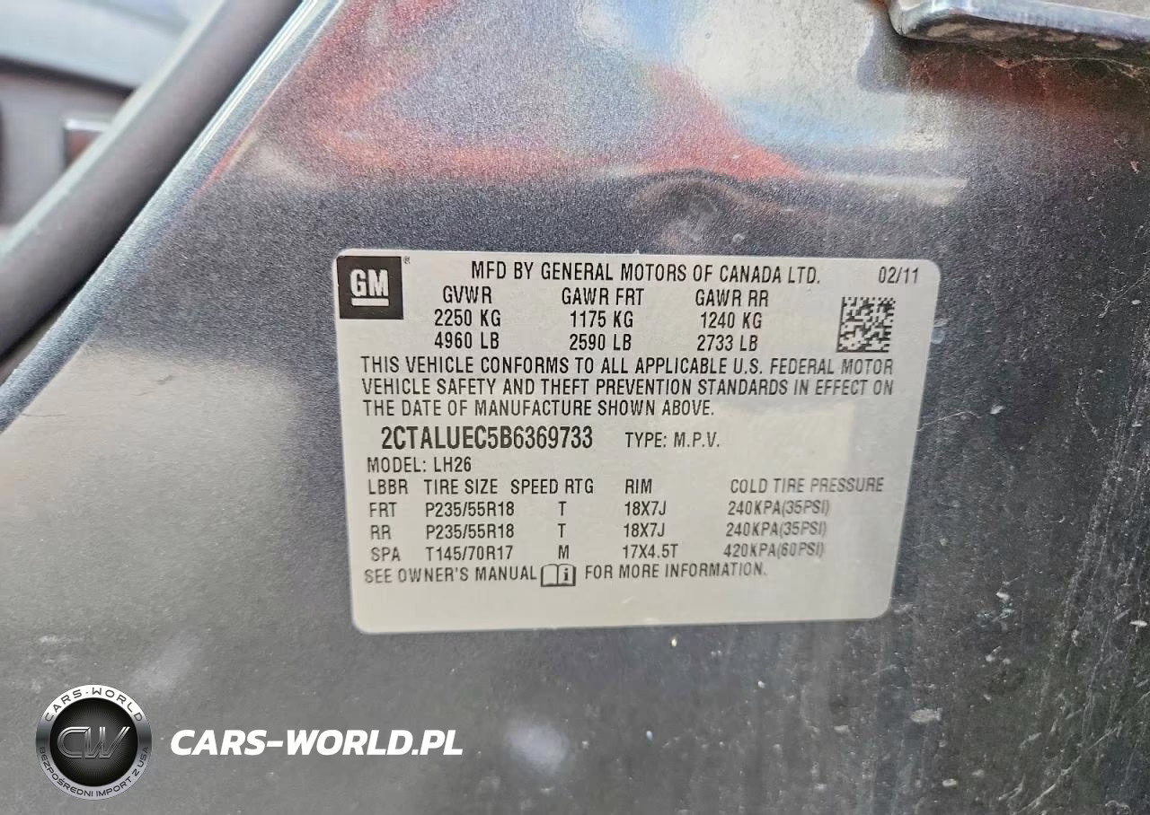 2011 GMC Terrain Slt VIN:2CTALUEC5B6369733 - 13