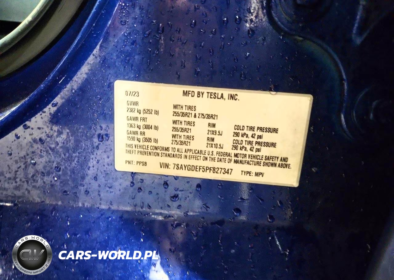 2023 Tesla Model Y VIN:7SAYGDEF5PF827347 - 13