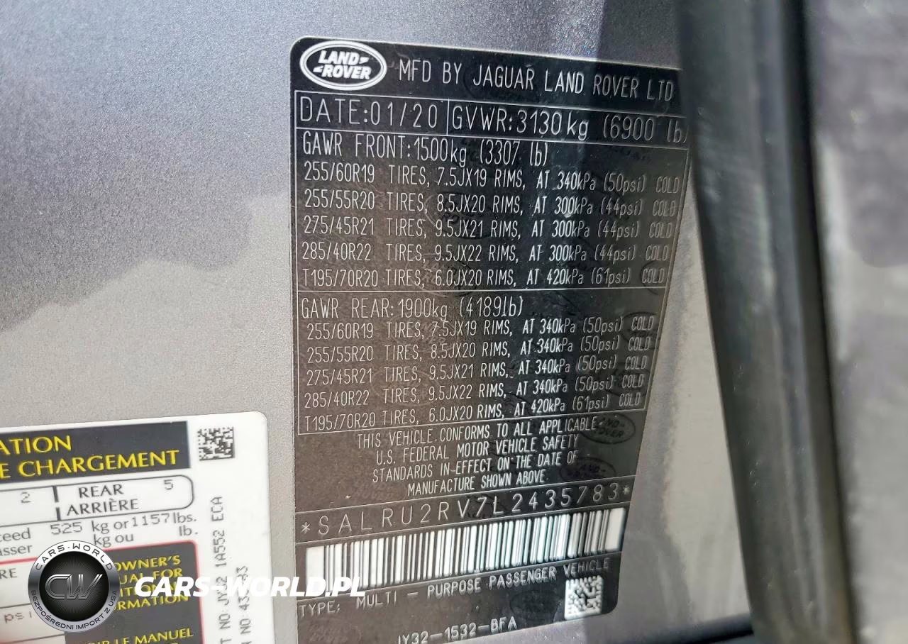 2020 Land Rover Discovery Landmark VIN:SALRU2RV7L2435783 - 14