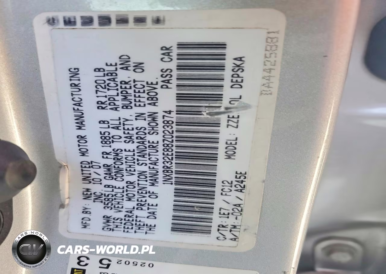 2008 Toyota Corolla S VIN:1NXBR32E88Z023874 - 13