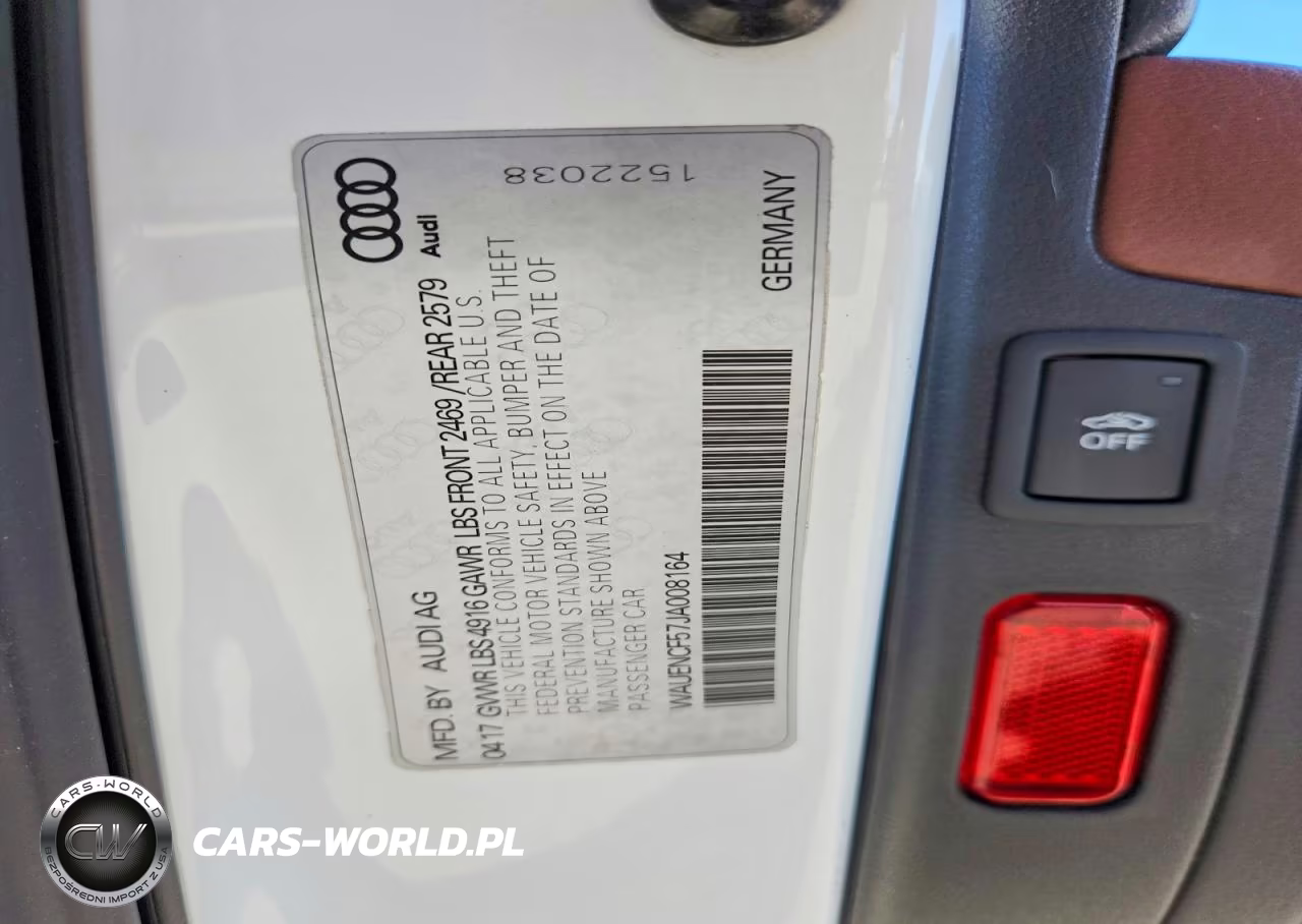 2018 Audi A5 Premium Plus S-Line VIN:WAUENCF57JA008164 - 13