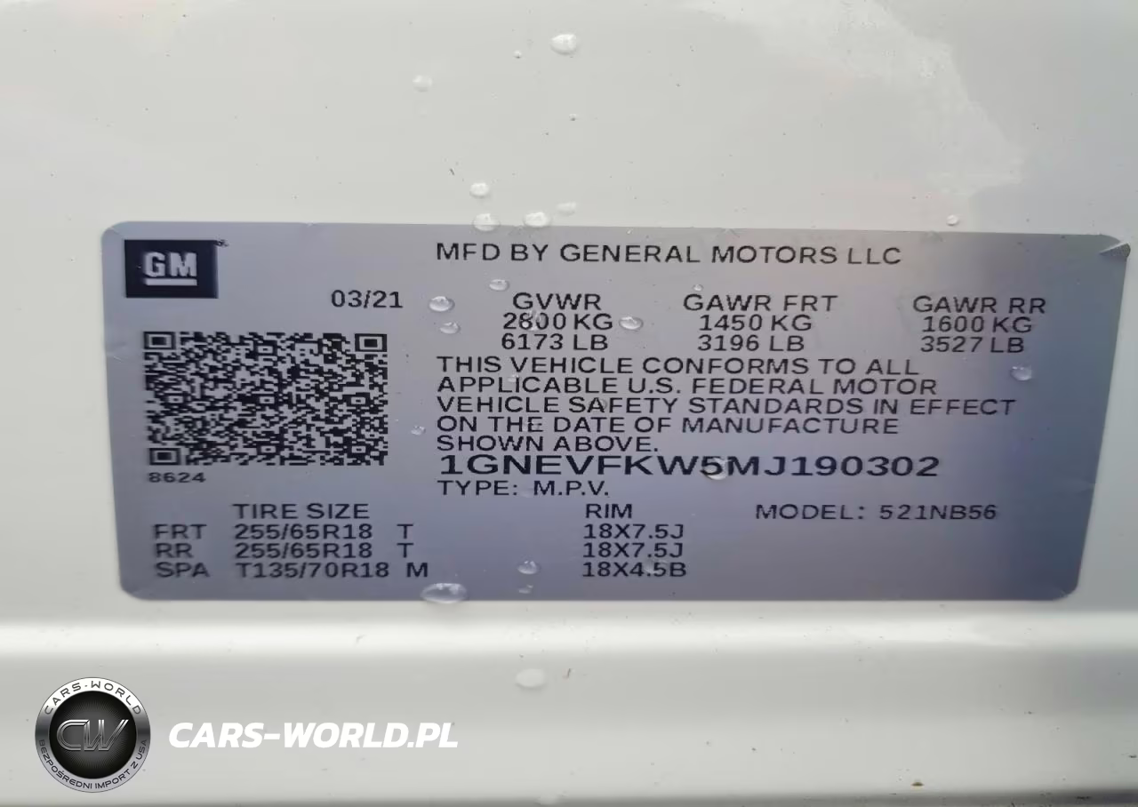 2021 Chevrolet Traverse Ls VIN:1GNEVFKW5MJ190302 - 12