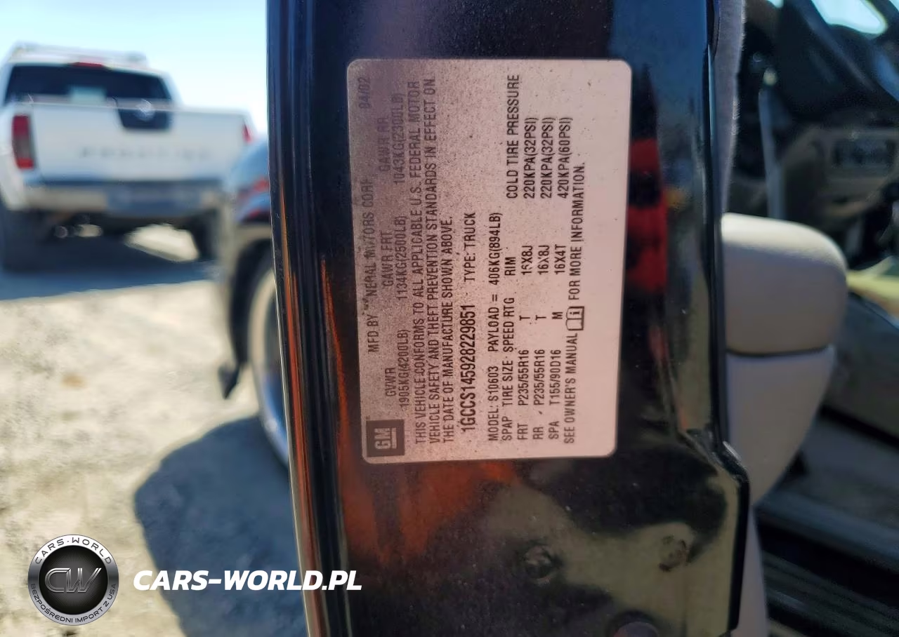 2002 Chevrolet S Truck S10 VIN:1GCCS145928229851 - 12