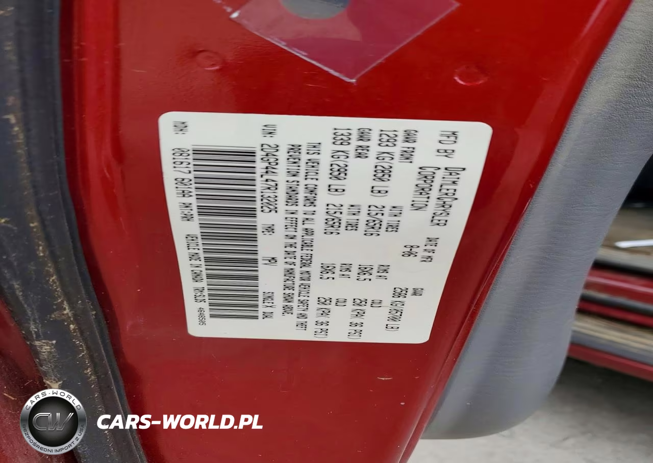 2007 Dodge Grand Caravan Sxt VIN:2D4GP44L47R132025 - 13